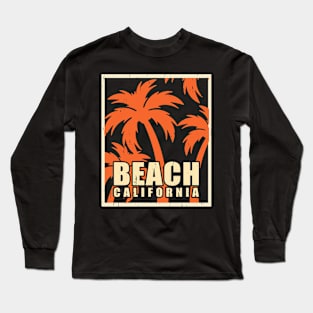 Beach California T Shirt For Women Men Long Sleeve T-Shirt